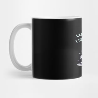 Lucky me i see ghosts Mug